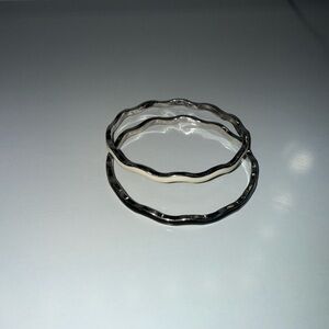 Silver Bangle Set